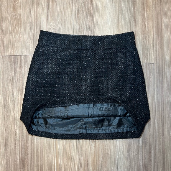 Tweeted Black Mini Skirt Size Small - Picture 3 of 9